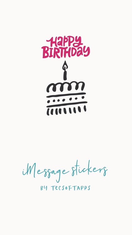 Happy Birthday Stickers Set