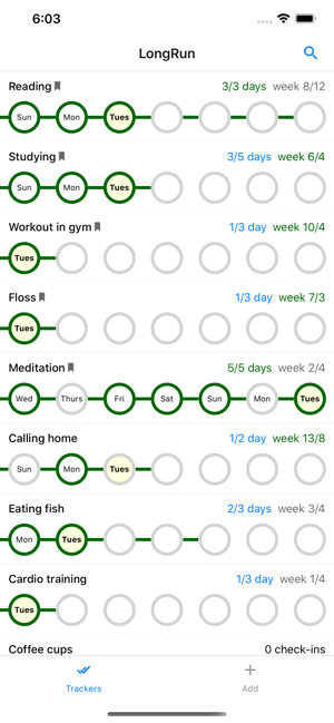 LongRun - Habit Tracker