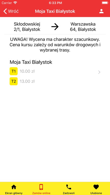 Moja Taxi Białystok screenshot-4