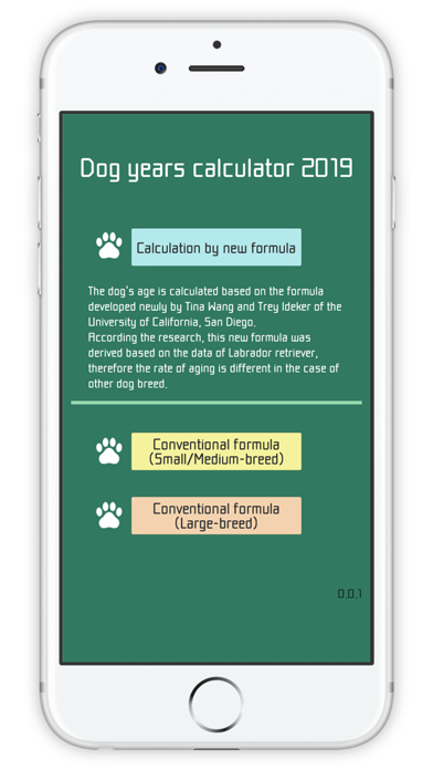 Dog Years Calc 2019 screenshot 2