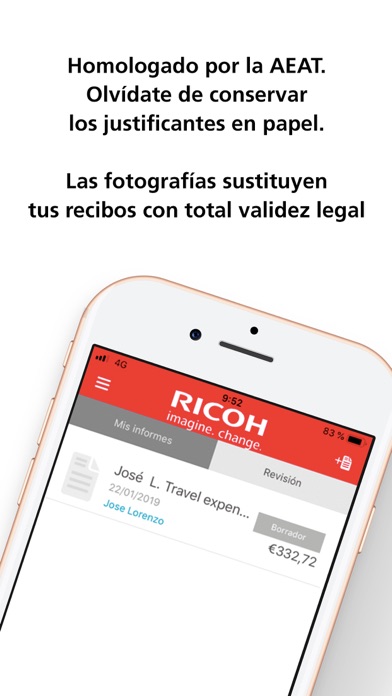 Ricoh Expense Manager screenshot 3
