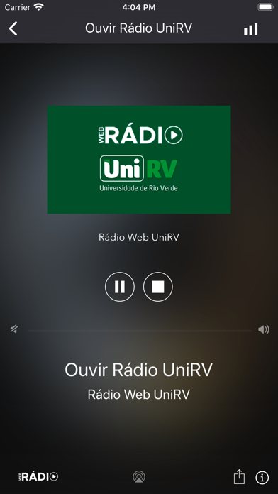 Rádio UniRV screenshot 2
