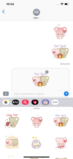 Cute Bear Animated Sticker(圖3)-速報App