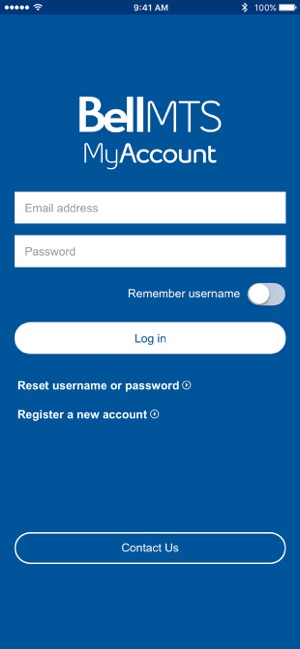 Bell MTS MyAccount