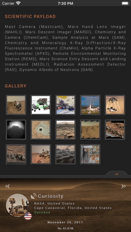 Mars Timeline