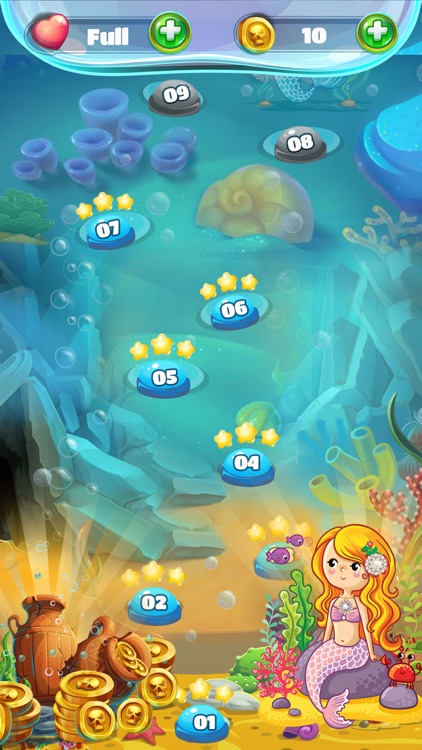 Mermaid Pearl - Match 3 screenshot-6