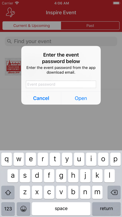 How to cancel & delete Inspire Events from iphone & ipad 2