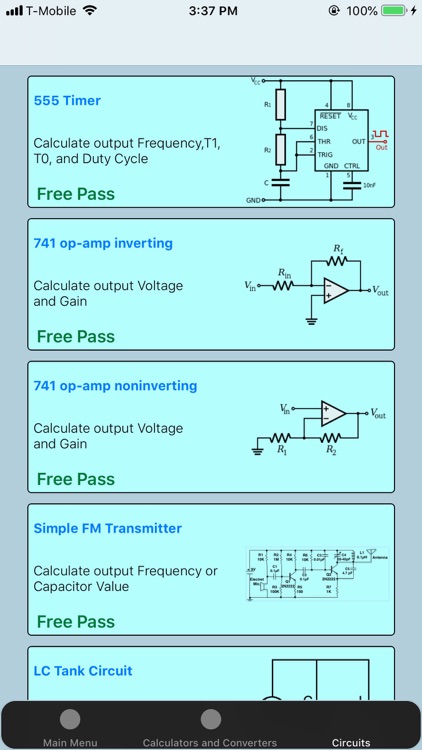 Electronics Circuit Calculator screenshot-7