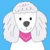Poodle Fun Emoji Stickers