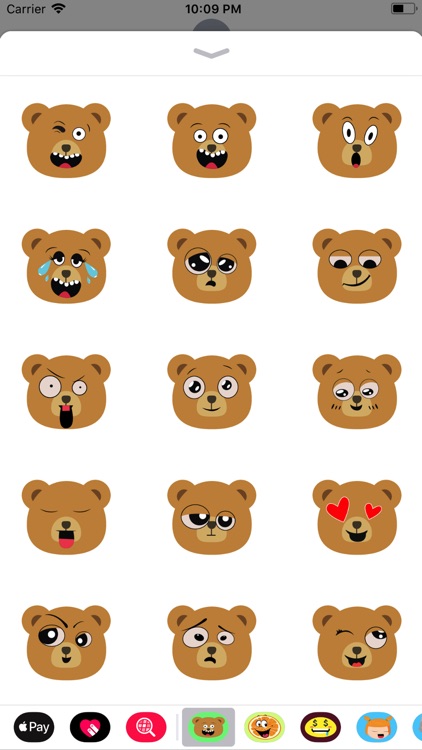 bear face cute emoji 2019