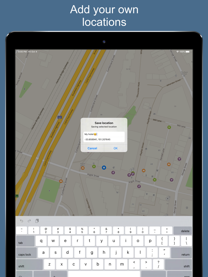 Sydney 2020 — offline map