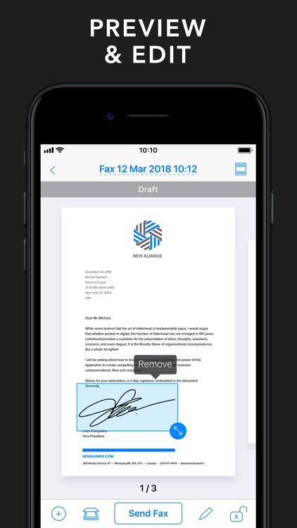 Fax App - Send Fax from iPhone screenshot-3