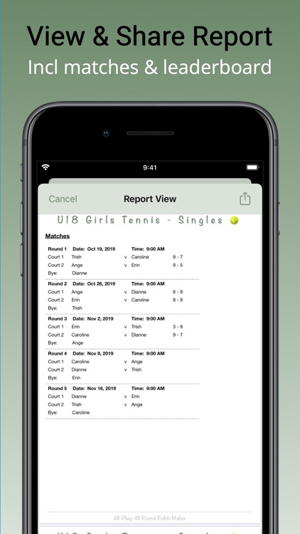 All-Play-All Round Robin Maker screenshot-4