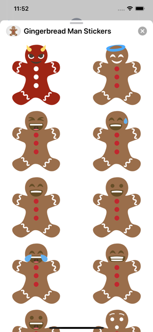 Gingerbread Man Stickers!(圖6)-速報App