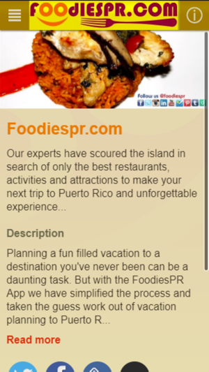 FoodiesPR App