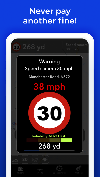 Radarbot Pro: SpeedCam Detector and Traffic Alerts Screenshot 3