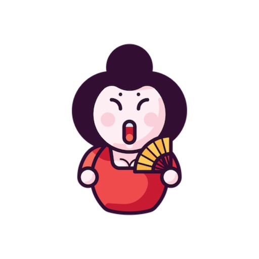 Chinese Doll Stickers icon