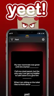 yeet - evil cards iphone screenshot 1