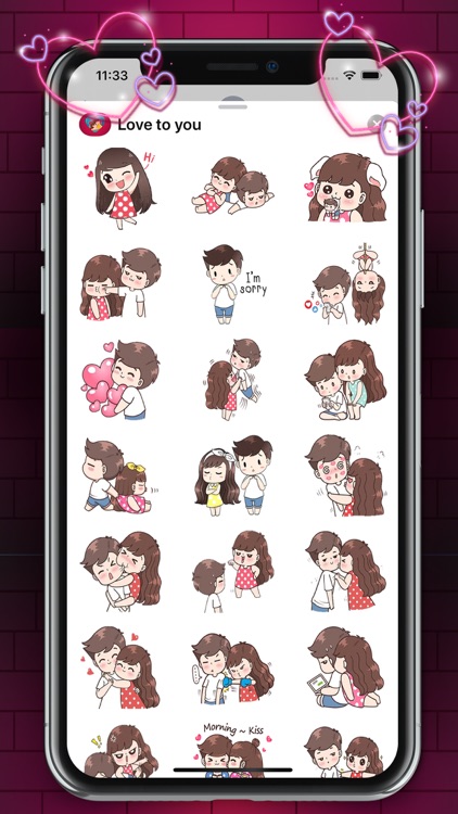 Animated Love Stickers Packs