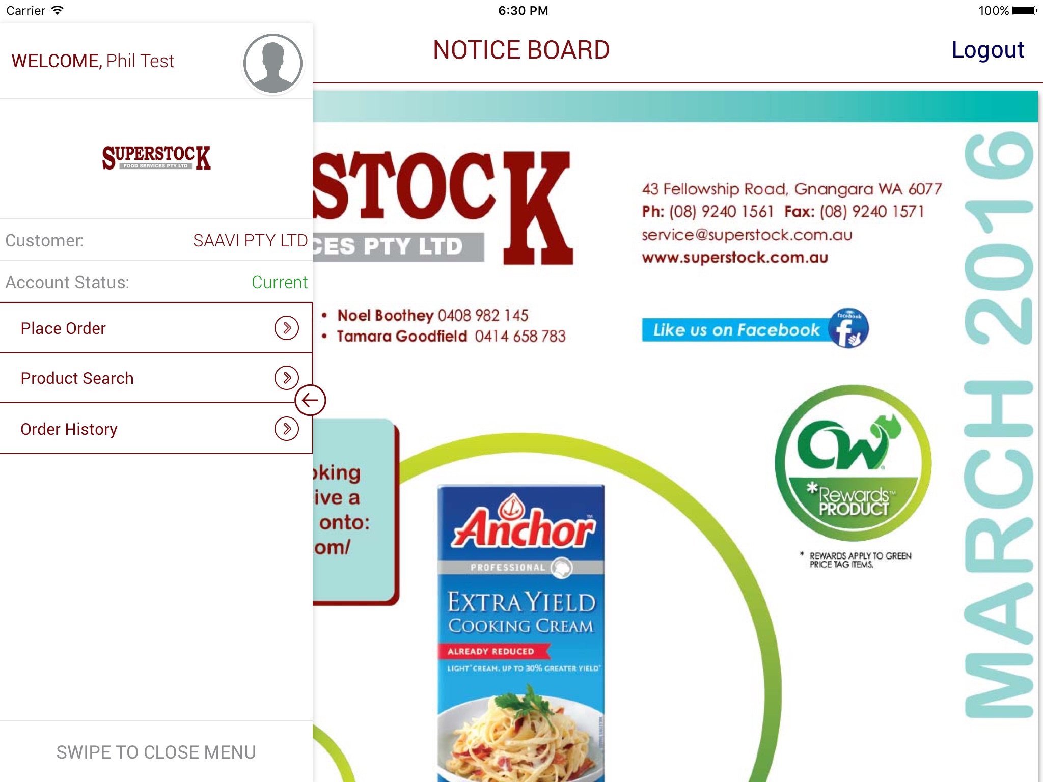 Superstock Food Services screenshot 2