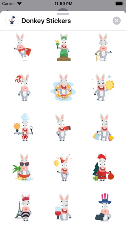 Donkey Stickers