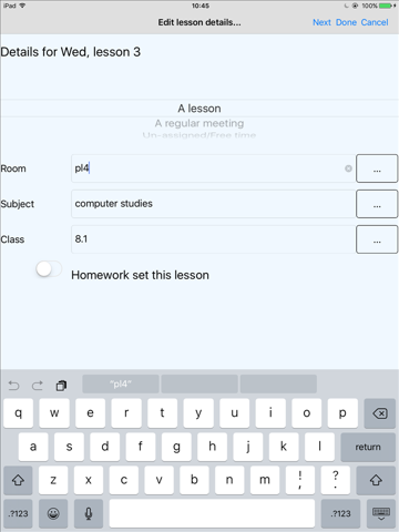 Teachers Lesson Planner Pro screenshot 4