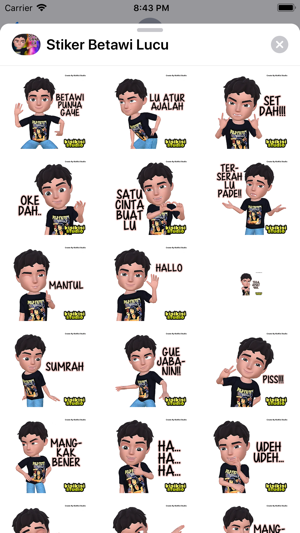 Stickers Betawi Lucu(圖3)-速報App