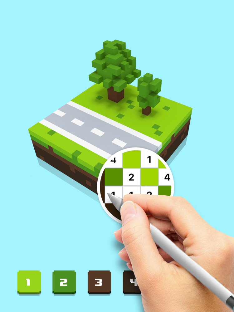 Pixel Art 3d - Color by Number App for iPhone - Free ...