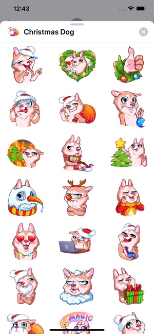Christmas Dog Sticker Pack(圖1)-速報App