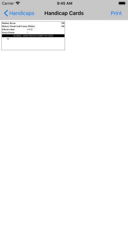 Golf Handicapper screenshot-3