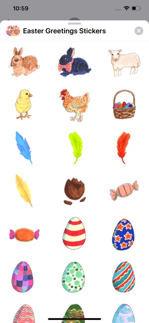 Easter Greetings Stickers(圖3)-速報App