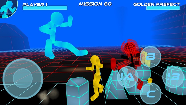 Stickman Neon Street Fighting