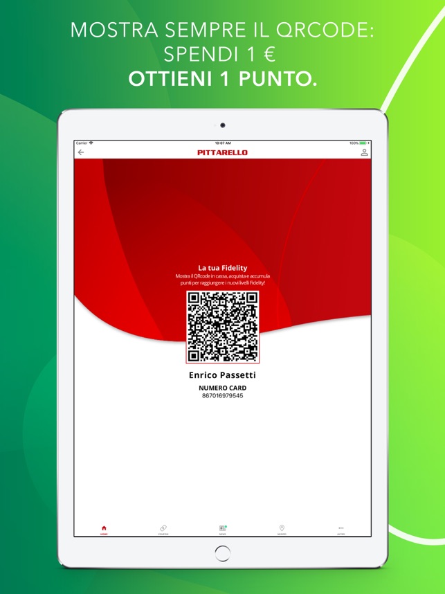 SCARICA APP PITTARELLO FIDELITY