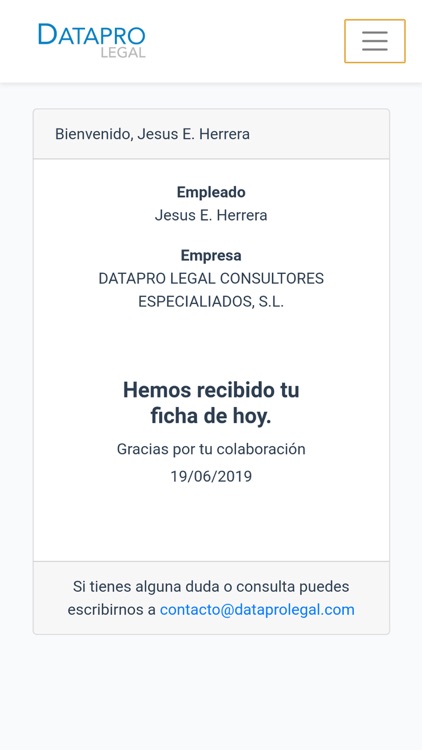 DataPro Legal Control Horario screenshot-3