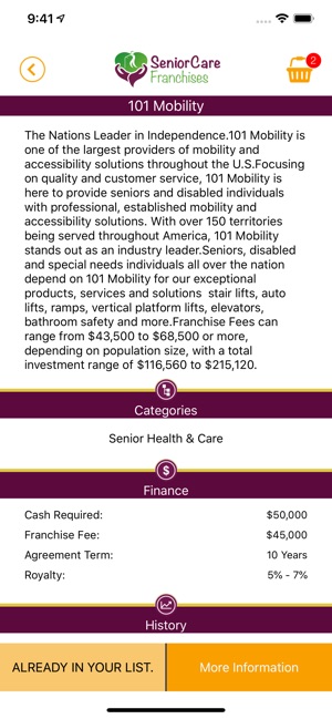 Senior Care Franchises(圖4)-速報App