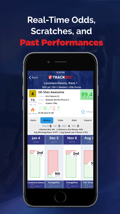 TrackWiz - Horse Race Betting screenshot 3