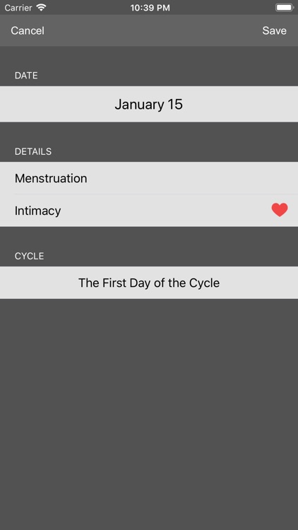 Menstrual Periods Tracker screenshot-3