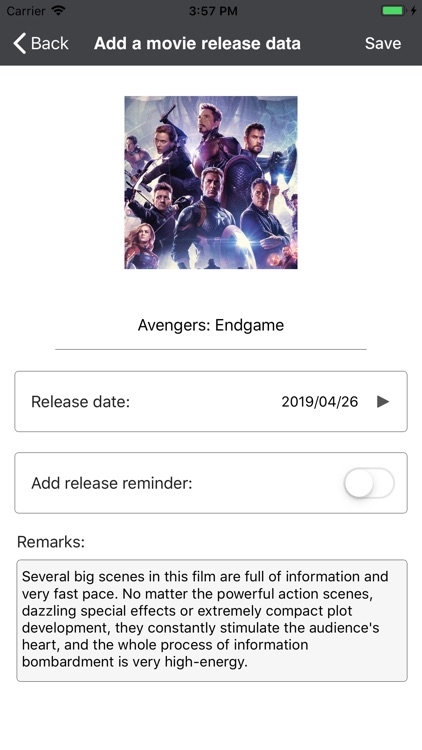 KYKG App Movie Reminder