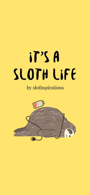 ‎It's a Sloth Life Stickers Screenshot