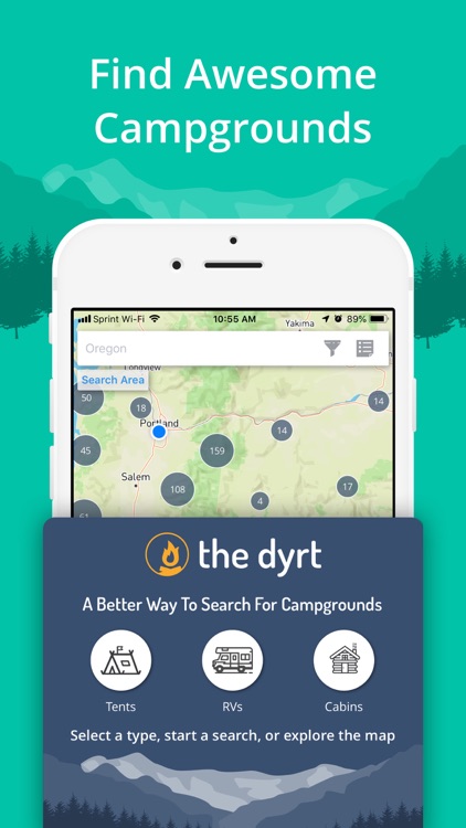 The Dyrt: Tent & RV Camping