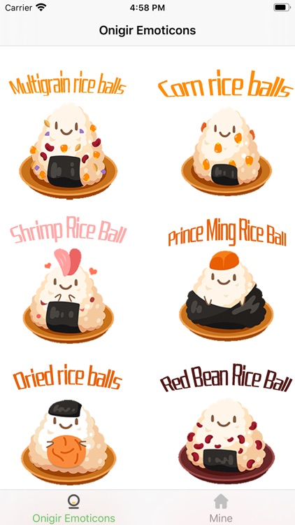 Onigiri Emoticons