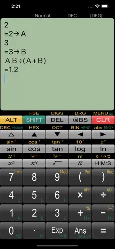 Captura de Pantalla 3 Panecal calculadora científica iphone