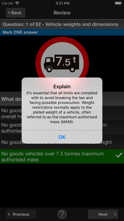 LGV Theory Test UK - Lorry