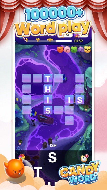 Candy Word: Crossword Games