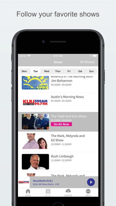 How to cancel & delete Newsradio KLBJ from iphone & ipad 3