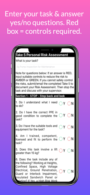 Take5 Personal Risk Assessment(圖2)-速報App