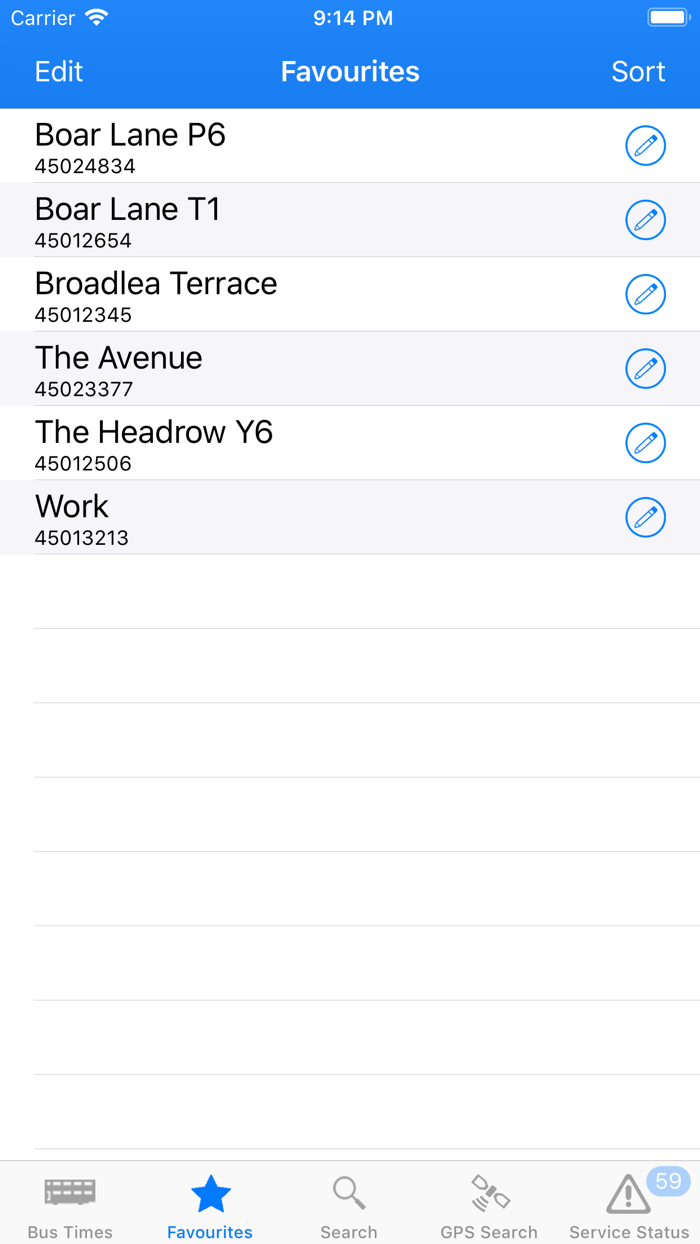 Bus Times - Yorkshire