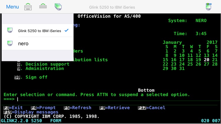 Glink 5250 screenshot-4