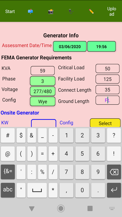 ESF#3 Generator Requirements screenshot 3