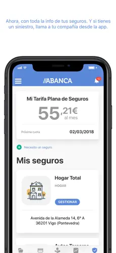 Captura de Pantalla 1 ABANCA - Banca móvil iphone
